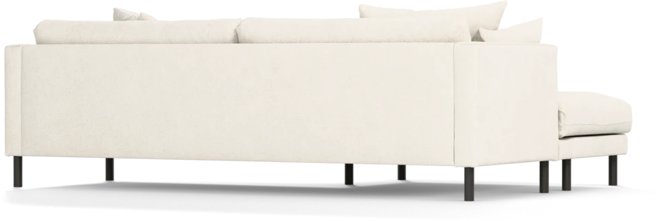 Harper - 4-sits med schäslong XL vänster - Vit