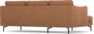 Madison Lux - 2-sits soffa med schäslong vänster - Orange