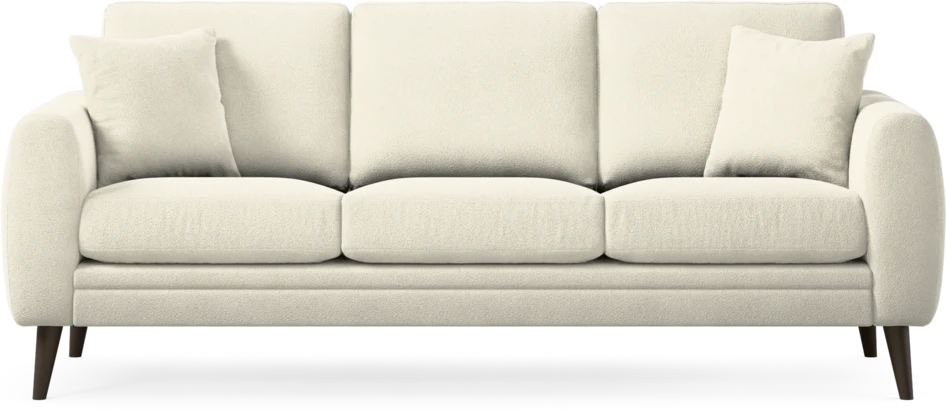 Eden - 3-sits soffa - Vit