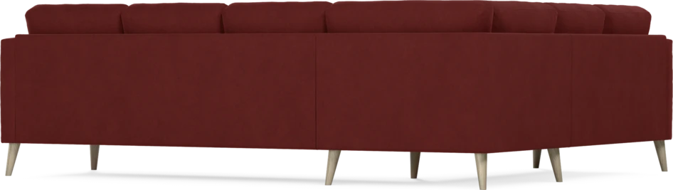 Eden - Hörnsoffa, 2+3-sits - Röd