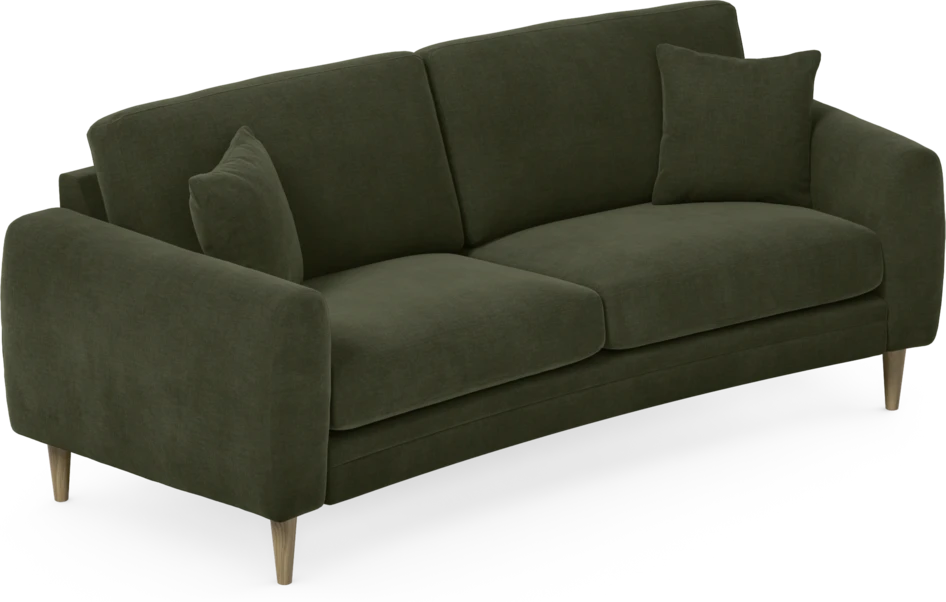 Eden - 2,5-sits soffa svängd - Grön