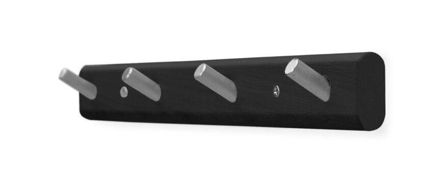 Sund - Kroklist, B 46 cm - Svart