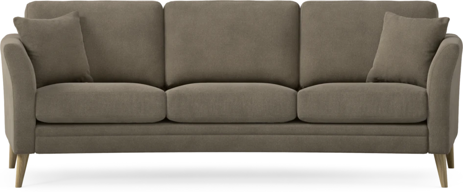 Eden - 3-sits soffa svängd - Beige