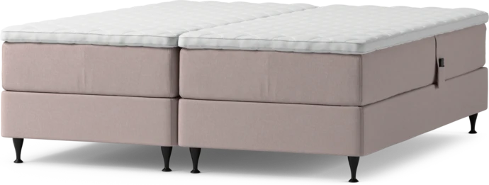 Delux Dream, Ställbar säng, dubbelsäng med bäddmadrass och sängben