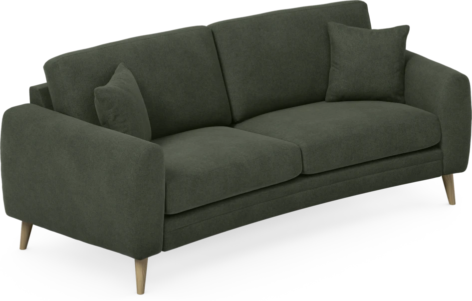 Eden - 2,5-sits soffa svängd - Grön