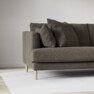 Harper - 4-sits med schäslong XL vänster - Brun