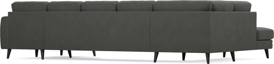Eden - 3-sits soffa med divan vänster och schäslong höger - Grå