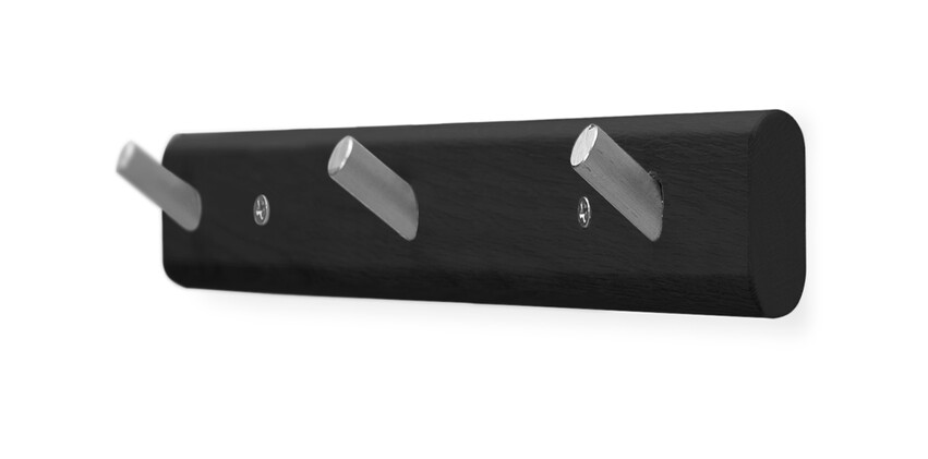 Sund - Kroklist, B 33 cm - Svart