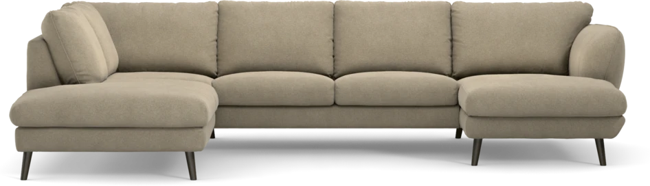 Madison - 2-sits soffa med divan vänster och schäslong höger - Beige
