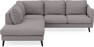 Madison - 2-sits soffa med divan vänster - Grå