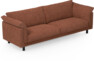 Cherrie - 4-sits soffa, fast klädsel - Orange
