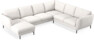 Madison Lux - Hörnsoffa med schäslong vänster - Beige