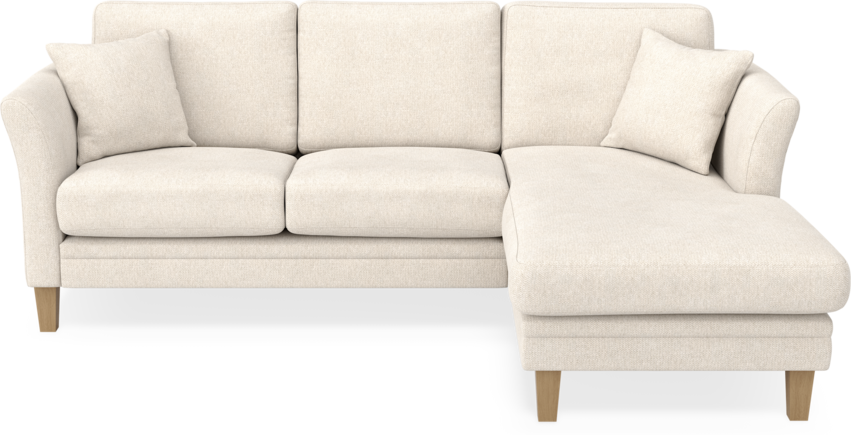 Eden - 2-sits soffa med schäslong - Beige