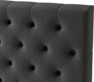 Delux Pikerad XL - Sänggavel, 90-210 cm - Grå