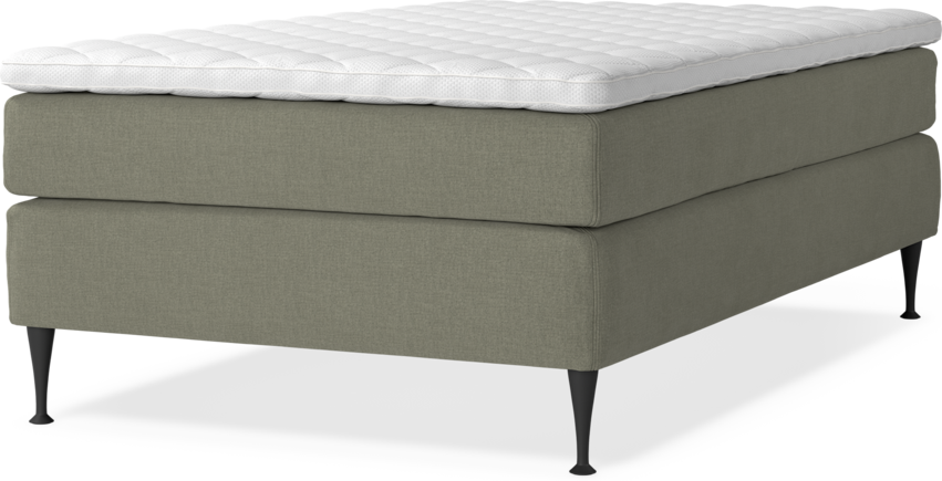 Delux Sense - Kontinentalsäng, enkelsäng 120 cm med bäddmadrass