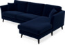 Eden - 2,5-sits soffa med schäslong - Blå