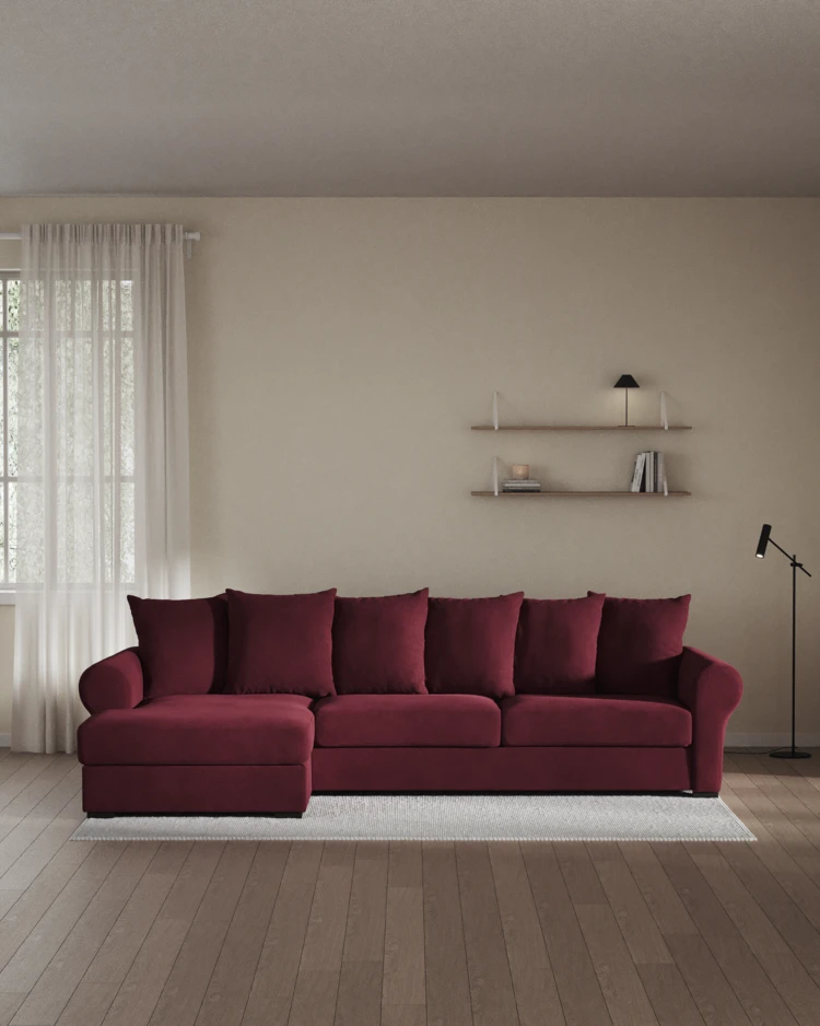 Town - 3-sits soffa med schäslong vänster - inspiration