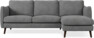 Madison Lux - 2-sits soffa med schäslong höger - Vit