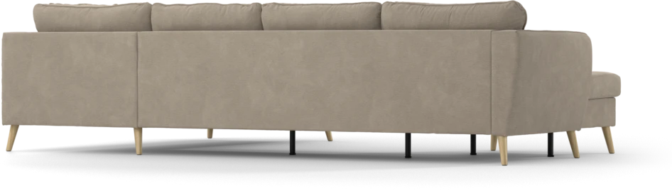 County - 3-sits soffa med schäslong vänster och divan höger - Beige