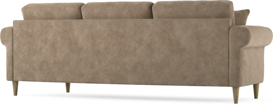 Eden - 3-sits soffa svängd - Beige