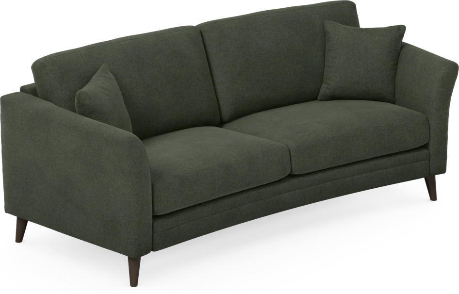 Eden - 2,5-sits soffa svängd - Grön