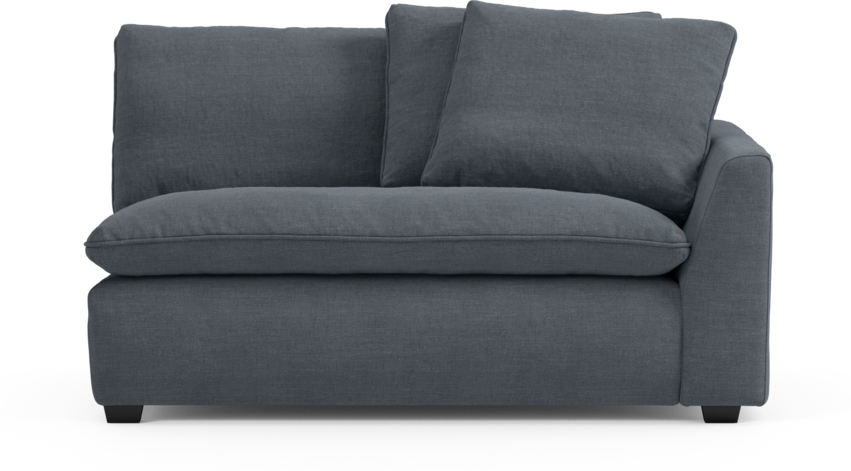 Bellora - 2-sits med armstöd höger - Blå