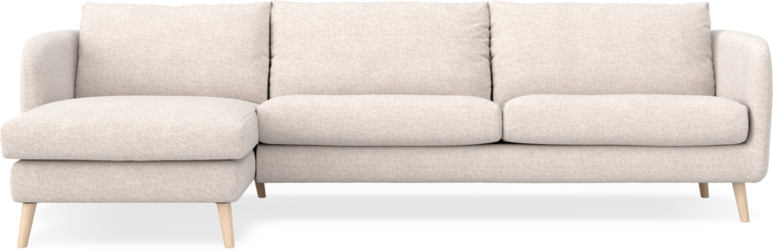 Madison - 3-sits soffa med schäslong vänster - Beige