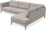 Rio - 3-sits soffa med divan höger - Beige