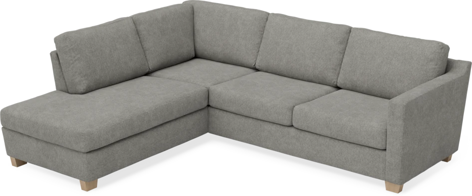 Friday - 2,5-sits soffa med divan vänster - Grå