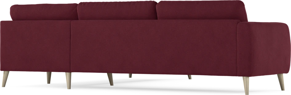 Bridge - Hörnsoffa, 3+2-sits - Röd