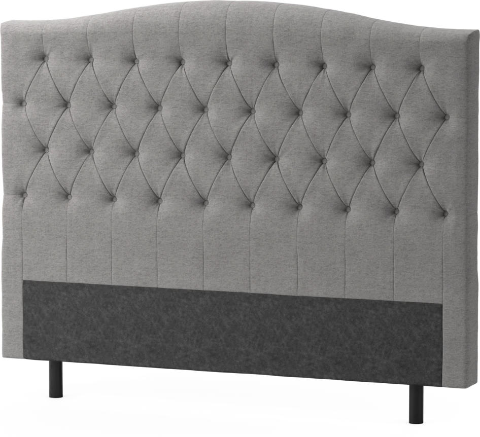 Delux Välvd - Sänggavel, 90-210 cm - Grå