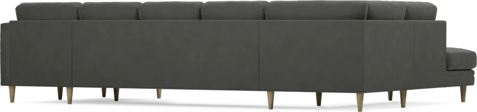 Eden - 3-sits soffa med divan vänster och schäslong höger - Grå
