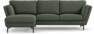 Madison Lux - 2-sits soffa med schäslong vänster - Grön