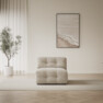 Bella - 1-sits utan armstöd - Beige