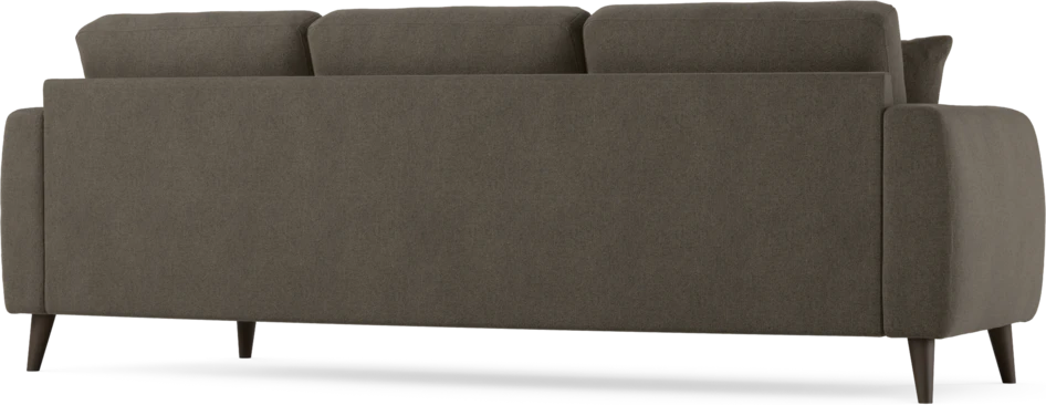 Eden - 3-sits soffa svängd - Brun