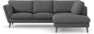 Madison Lux - 2-sits soffa med divan höger - Grå