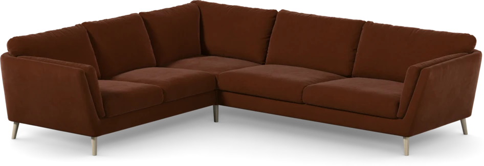 Madison Lux - Hörnsoffa 2+3-sits, hörn 1 - Orange
