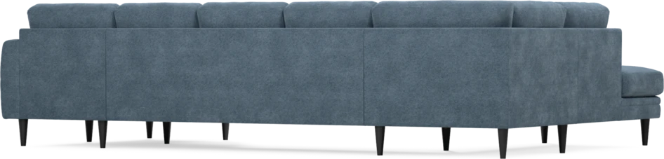 Eden - 3-sits soffa med divan vänster och schäslong höger - Blå