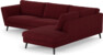 Madison Lux - 3-sits soffa med divan höger - Röd