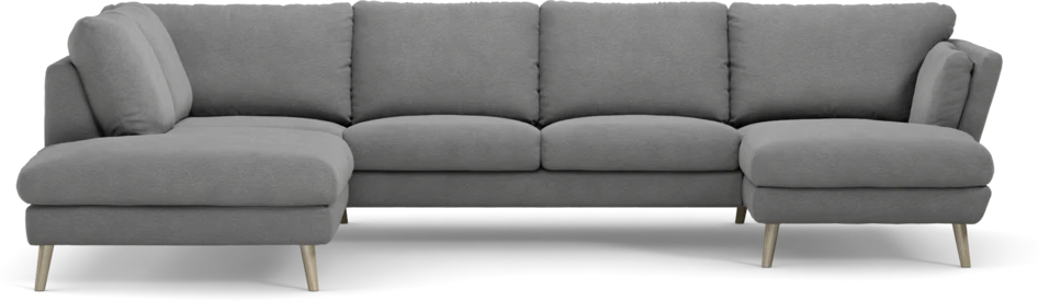 Madison - 2-sits soffa med divan vänster och schäslong höger - Grå