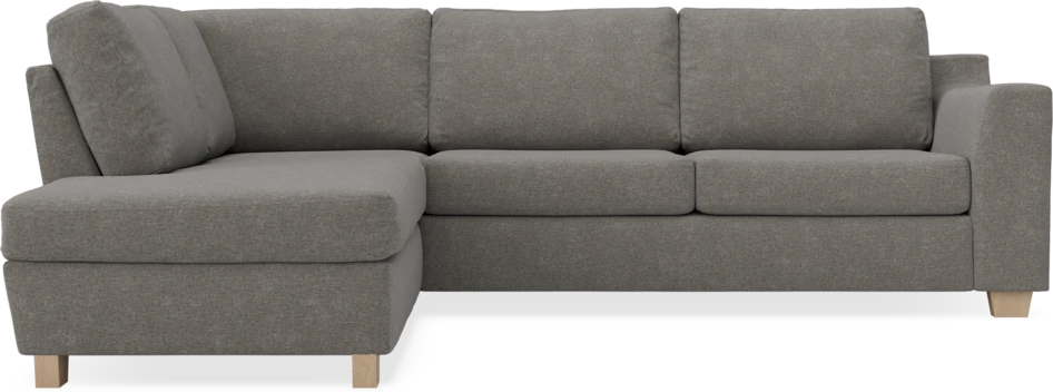 Friday - 2,5-sits soffa med divan vänster - Grå