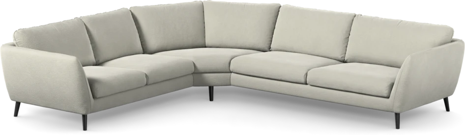 Madison Lux - Hörnsoffa 2+3-sits, hörn 2 - Vit