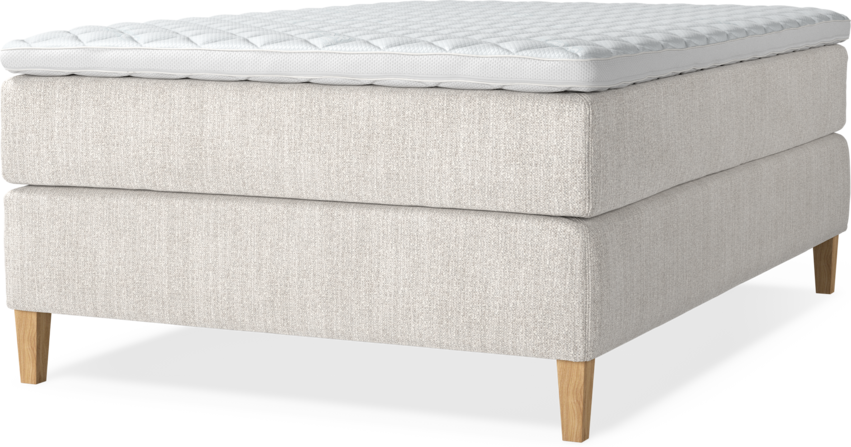 Delux Exclusive - Kontinentalsäng, enkelsäng 140 cm med bäddmadrass