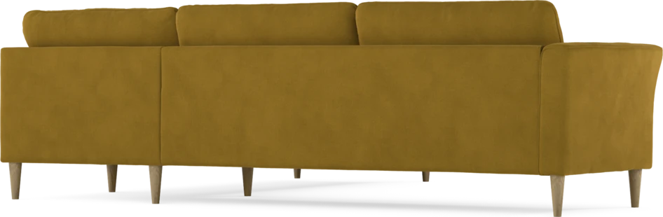 Bridge - Hörnsoffa, 3+2-sits - Gul