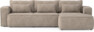Ide - Bäddsoffa 3-sits med schäslong höger - Beige