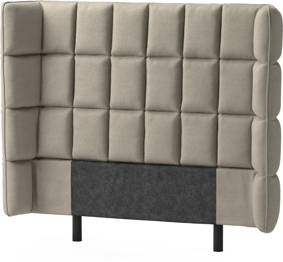 Delux Rutig - Sänggavel, 120-180 cm - Beige