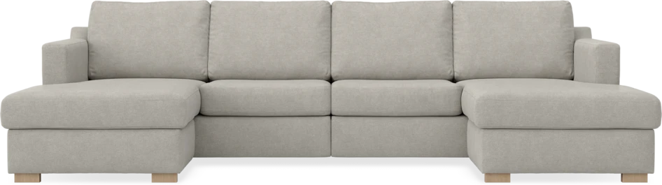 Friday - 2-sits soffa med två schäslonger - Beige