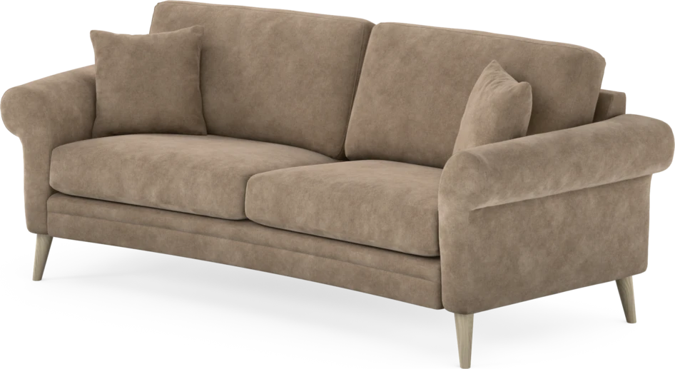 Eden - 2,5-sits soffa svängd - Beige