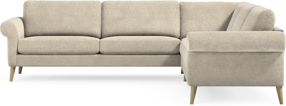 Bridge - Hörnsoffa, 3+3-sits - Beige