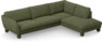 Madison Lux - 3-sits soffa med divan höger - Grön